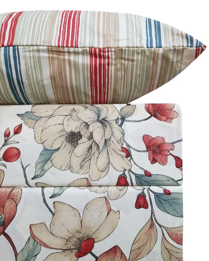 Premium 3-Pcs King Size Cotton Bedsheet - Image 2