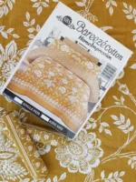 Premium 3-Pcs King Size Cotton Bedsheet - Image 3