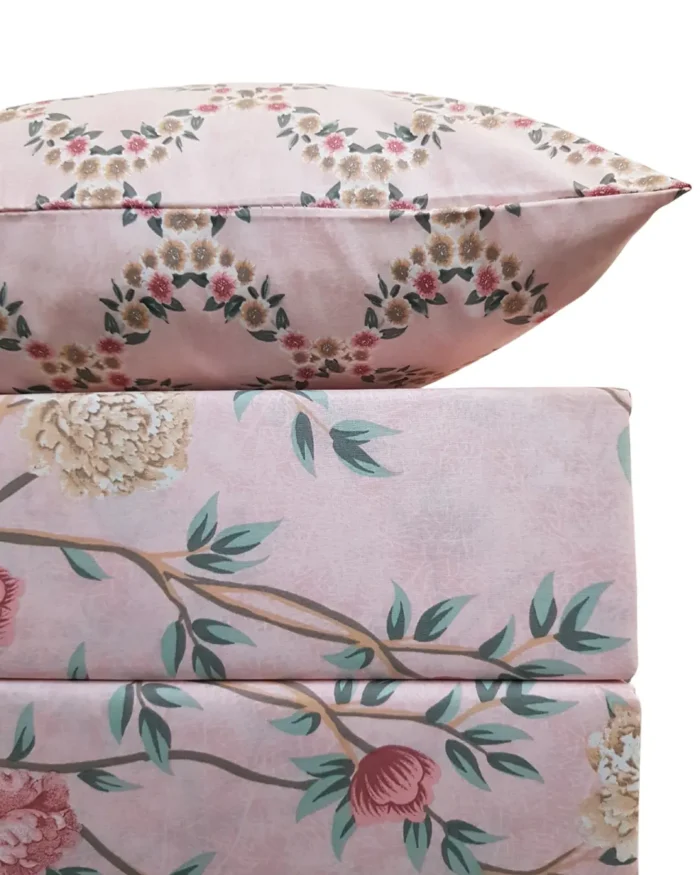 Premium 3-Pcs King Size Cotton Bedsheet - Image 2