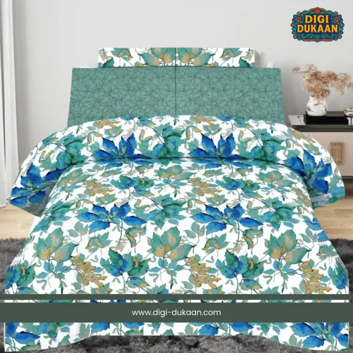 Premium 3-Pcs King Size Cotton Bedsheet - Image 1