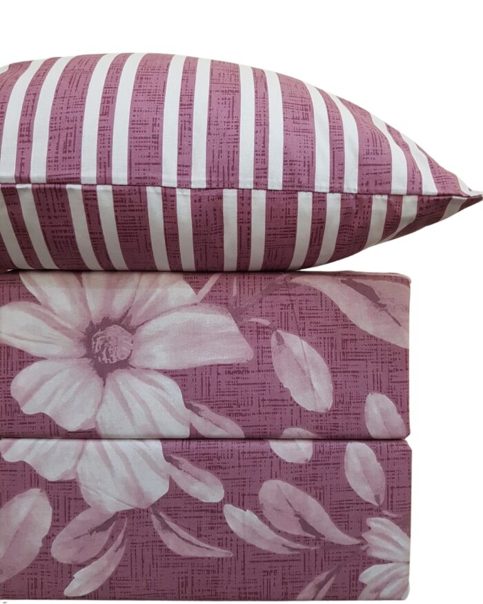 Premium 3-Pcs King Size Cotton Bedsheet - Image 2